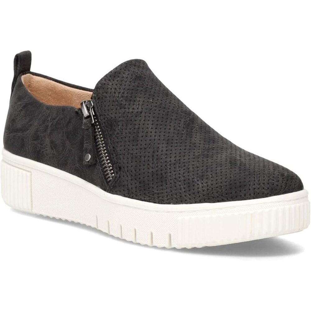NEW Naturalizer Womens Turner Oxford Platform Sneaker sz 7.5 wide black
